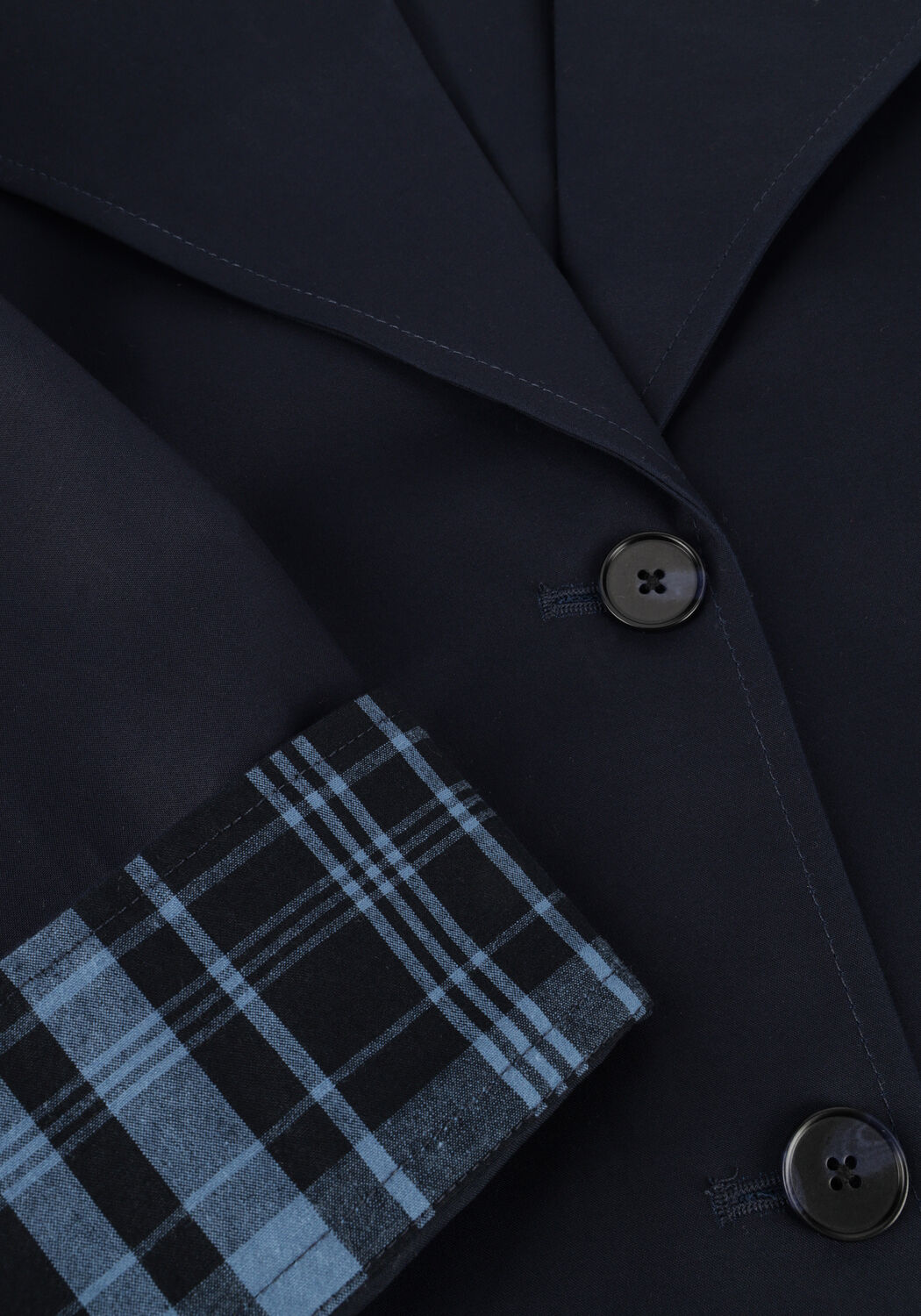 Blaue MSCH COPENHAGEN Trenchcoats MSCHAUNE JOSEFINE JACKET - large