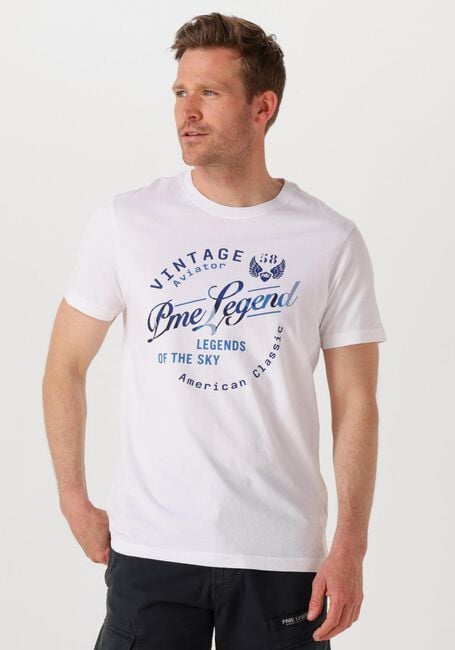 Weiße PME LEGEND T-shirt SINGLE JERSEY PACKAGE - large
