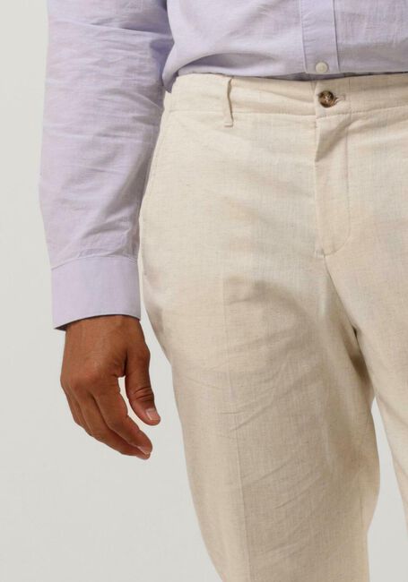 Weiße SELECTED HOMME Hose SLHRELAX180-MARTIN LINEN TROUSER EX - large