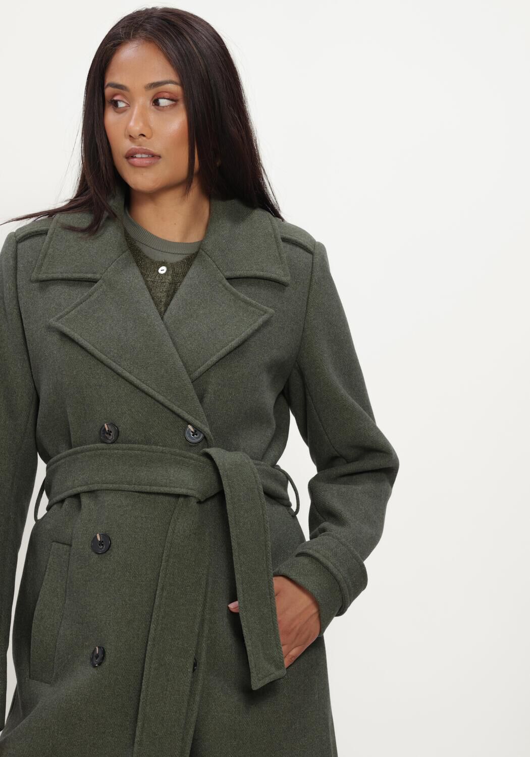 Gr&uuml;ne MODSTR&Ouml;M M&auml;ntel SHAYMD COAT - large