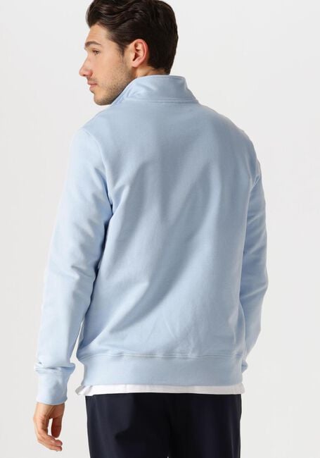 Blaue PS PAUL SMITH Pullover MENS LS REG FIT HALF ZIP TOP ZEBRA - large