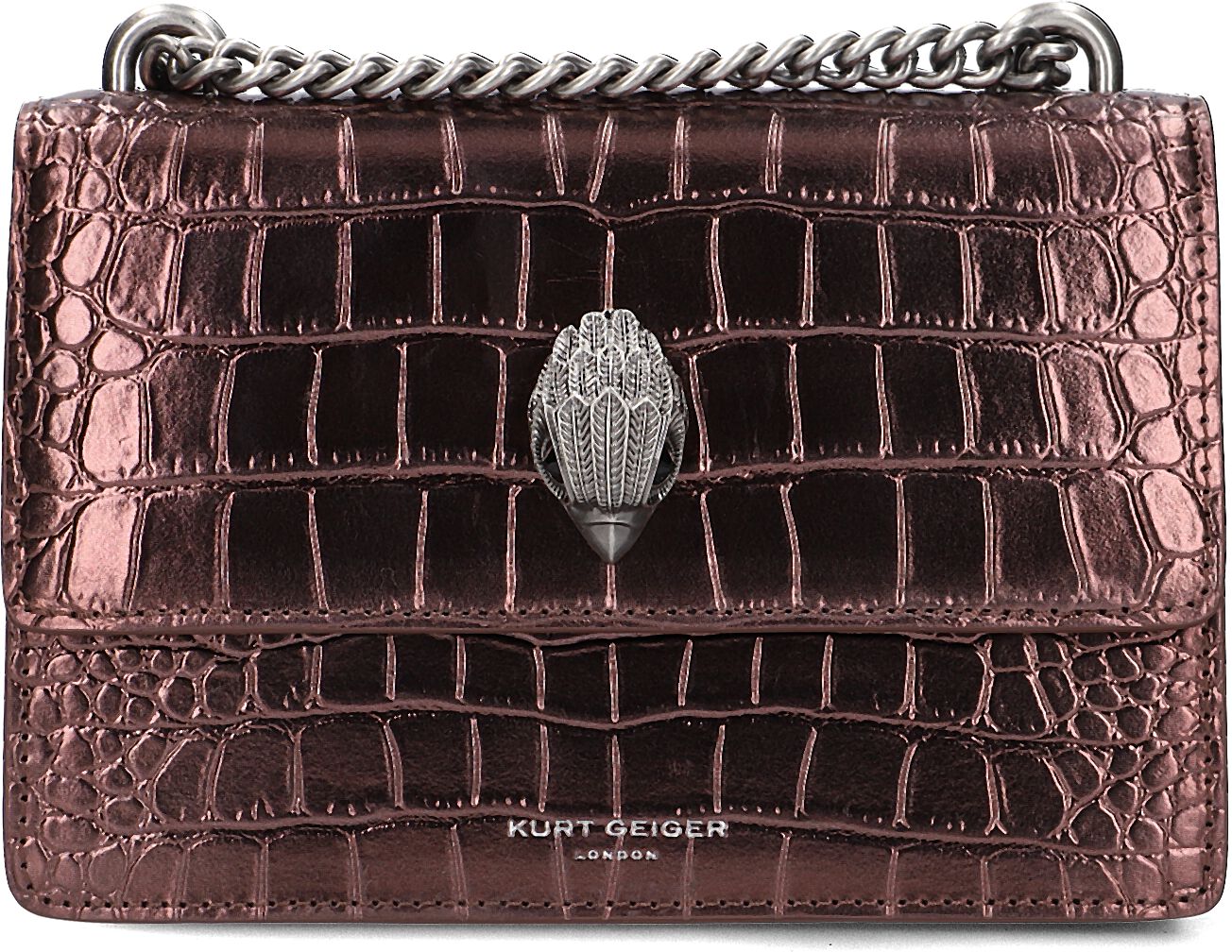 Umhängetasche Shoreditch Sm Crossbody Croc Print Damen - Kurt Geiger London - Modalova
