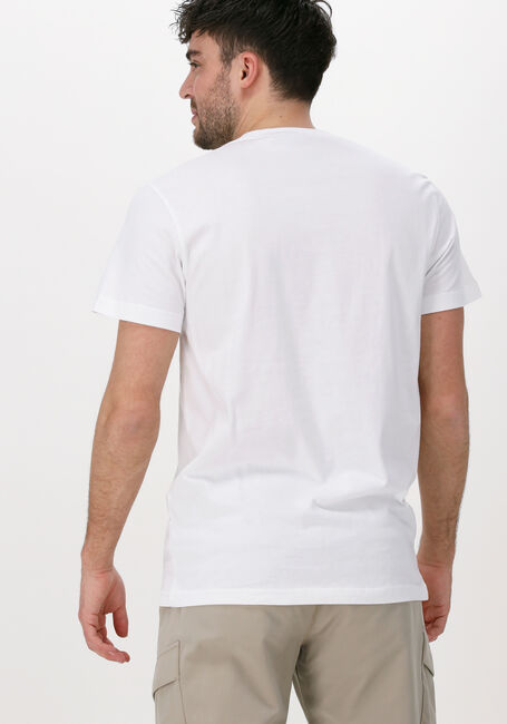 Weiße CALVIN KLEIN T-shirt MIXED INSTITUTIONAL TEE - large