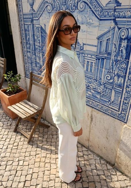 Gr&uuml;ne COPENHAGEN MUSE Blusen CMMOLLY-SHIRT - large