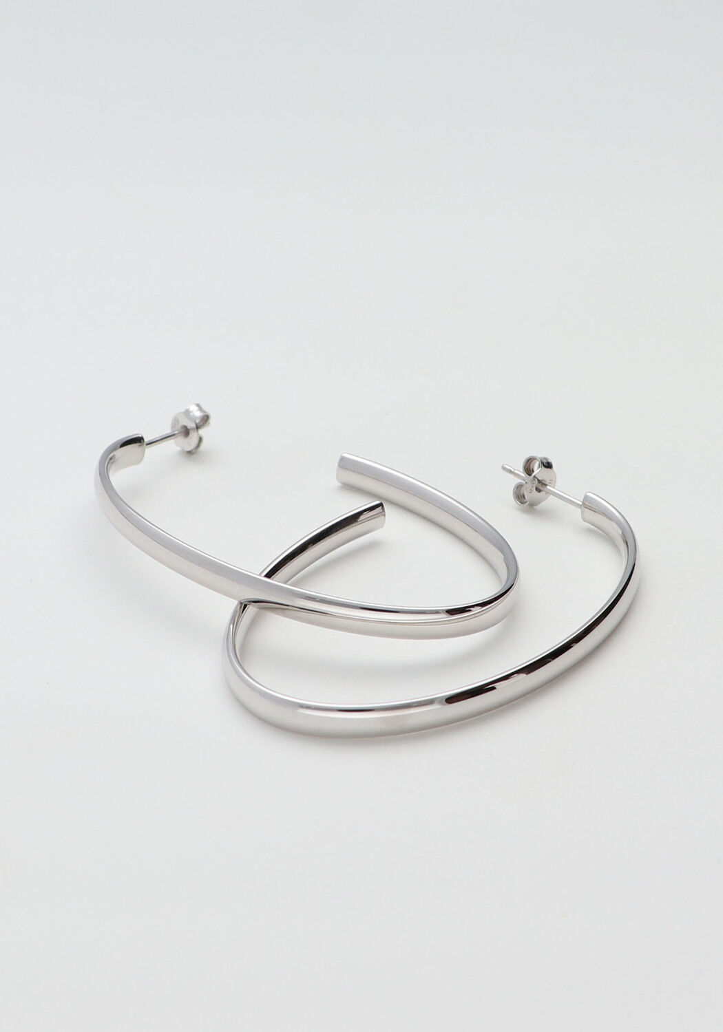 Silberfarbig LOTT. GIOIELLI Ohrringe CL EARRING CREOLE OVAL - large