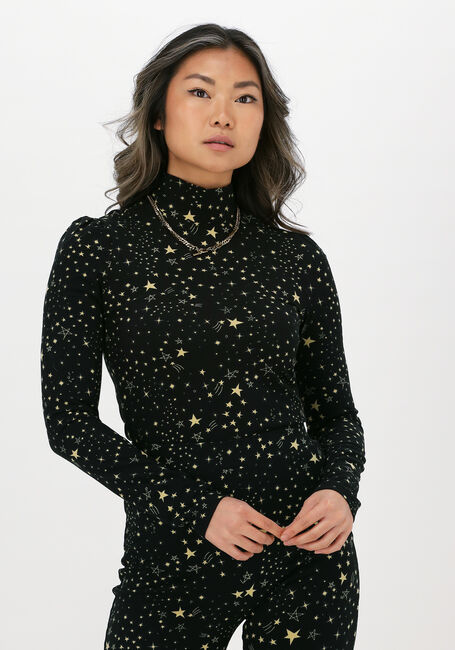 Schwarze COLOURFUL REBEL Top NEYO COSMIC PEACHED TOP - large