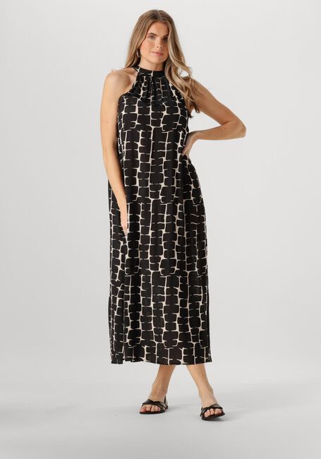 Schwarze NUKUS Maxikleid ANGELA DRESS NORA - large
