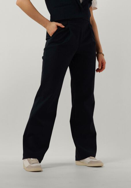 Dunkelblau RUBY TUESDAY Weite Hose RELENA STRAIGHT LEG PANTS WITH ZIPPER AT SIDE - large