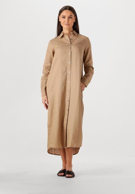 Beige RESORT FINEST Maxikleid SHIRT DRESS - large