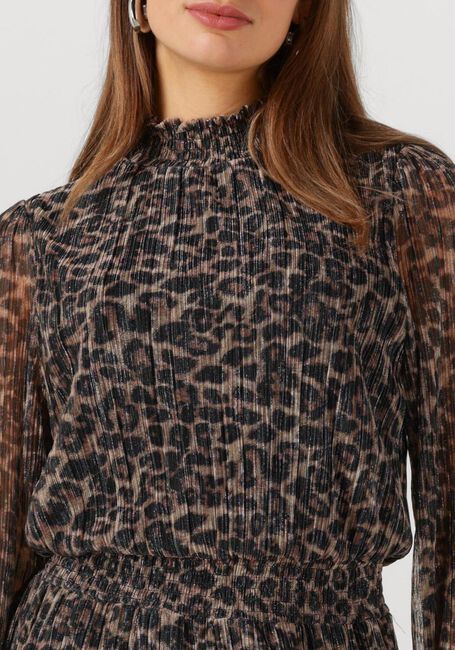 Mehrfarbige/Bunte AAIKO Minikleid GABRY ANIMAL PES 554 - large