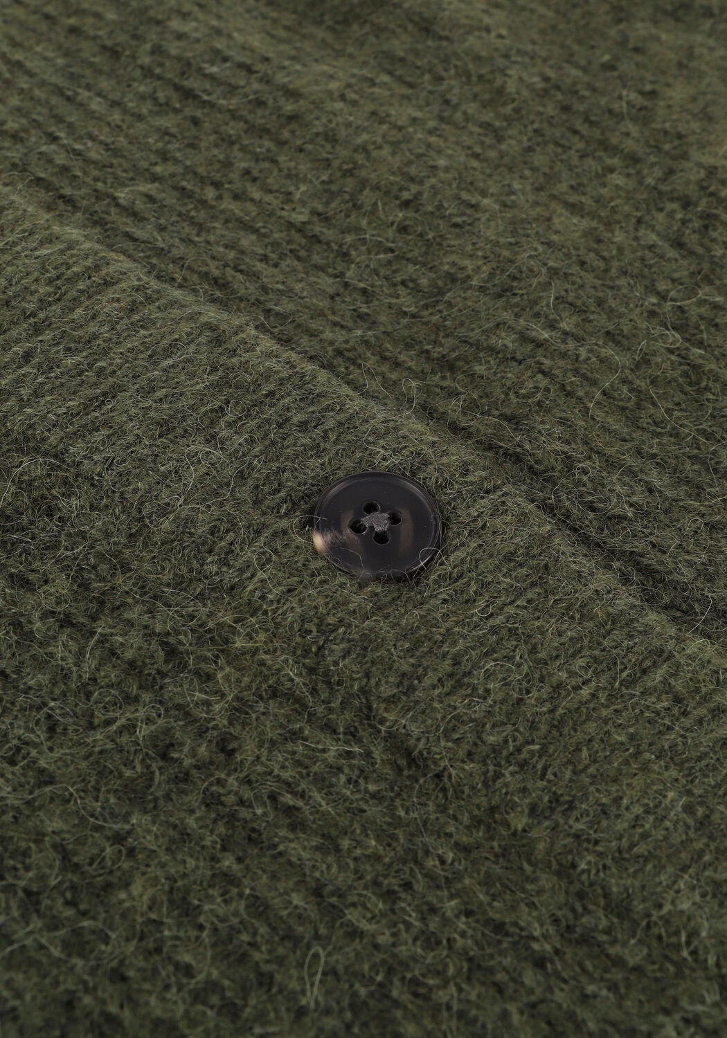 Olive SELECTED WOMEN Strickjacke SLFLULU LS KNIT SHORT CARDIGAN - large