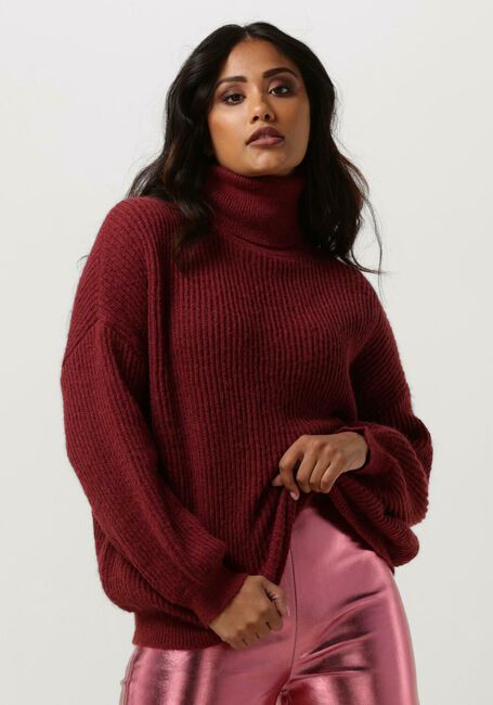 Bordeaux YDENCE Rollkragenpullover KNITTED SWEATER KARLIJN - large