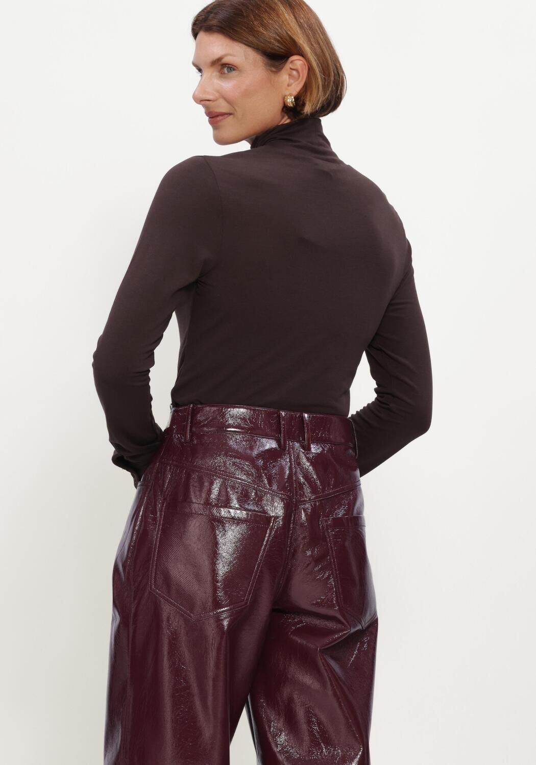 Braune BEAUMONT Pullover LEO COL - large