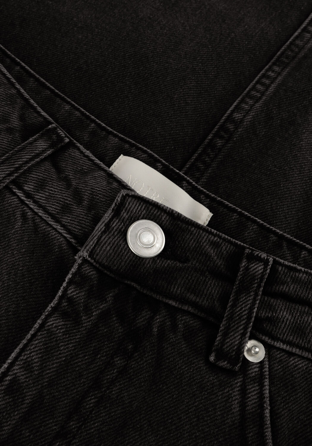 Graue NOTRE-V Midirock DENIM MAXI SKIRT - large