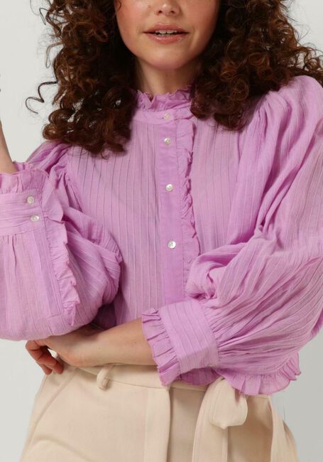 Lila ANTIK BATIK Blusen YVONNE BLOUSE - large