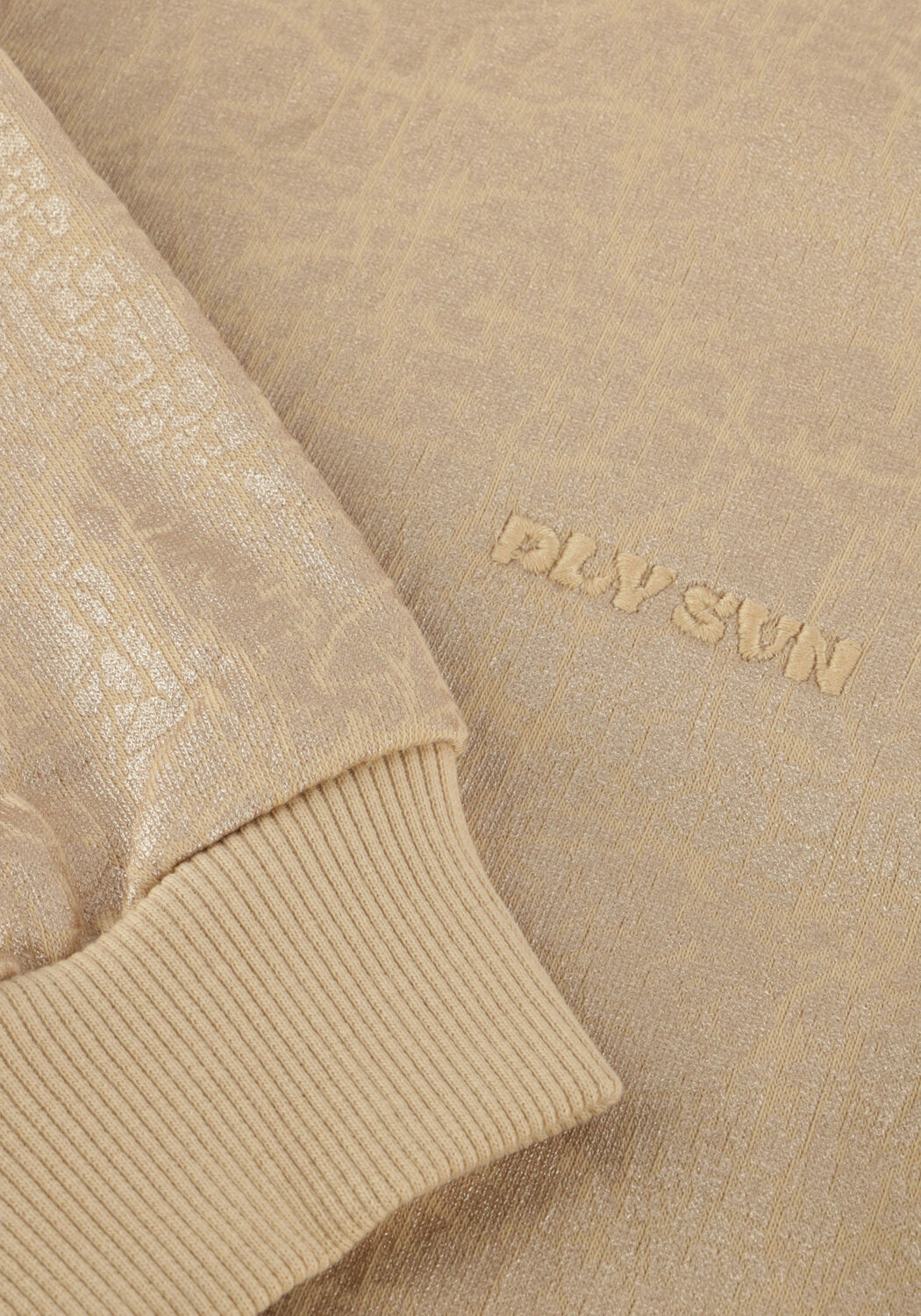 Beige DAILY7 Pullover SWEATER FANCY RUFFLE - large