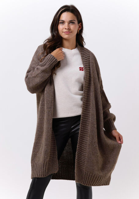 Braune BY-BAR Strickjacke LOULOU CARDIGAN - large
