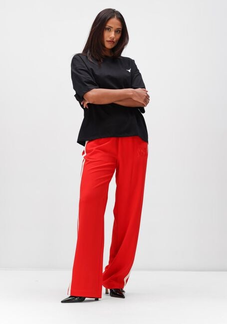 Schwarze ALIX THE LABEL T-shirt LADIES KNITTED BULL T-SHIRT - large