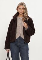 Braune NOTRE-V Teddy-Jacke NV-IELINA