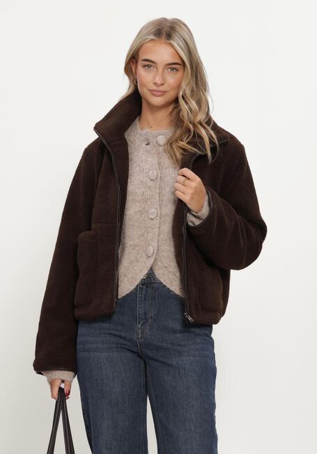Braune NOTRE-V Teddy-Jacke NV-IELINA - large