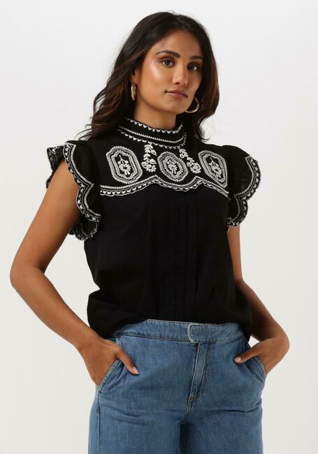 Schwarze TWINSET MILANO Top 9814659-CPC - large
