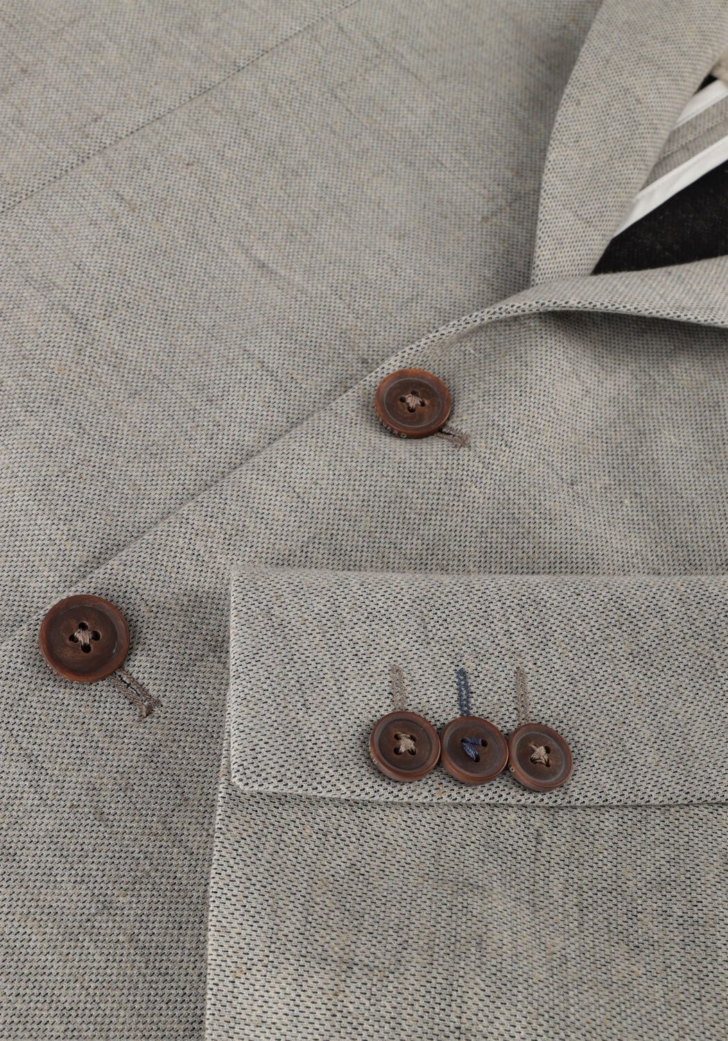 Beige VANGUARD Sakkos BLAZER LINEN BLEND SCURA - large