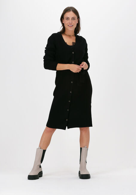 Schwarze MSCH COPENHAGEN Midikleid INETA RACHELLE LONG CARDIGAN - large