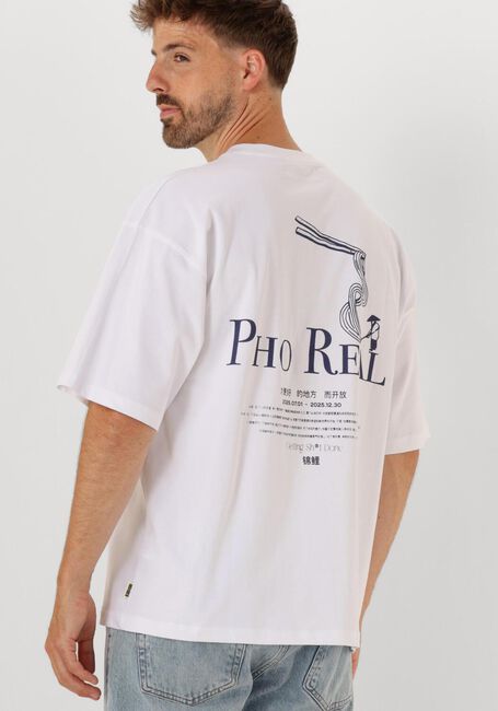 Weiße WOODBIRD T-shirt WBBEAM PHO TEE - large