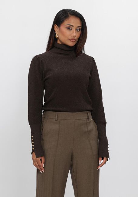 Braune NUKUS Pullover SYLVIA PULLOVER LUREX - large
