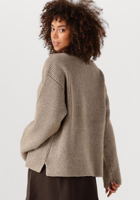 Sand CO'COUTURE Pullover TERISA TURTLE RIB KNIT - large