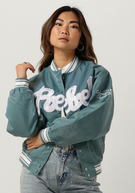 Minze COLOURFUL REBEL Jack FELICIA REBEL PATCH SATIN BOMBER - large