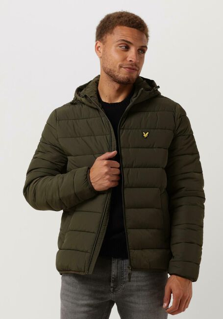 Grüne LYLE & SCOTT Wattierte Jack LIGHTWEIGHT PUFFER JACKET - large