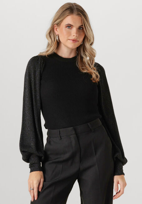 Schwarze MINUS Tops & T-shirts MSFINE KNIT PULLOVER - large