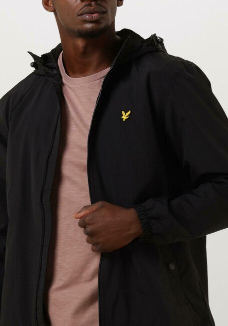Schwarze LYLE & SCOTT Jack ZIP THROUGH HOODED JACKET - large