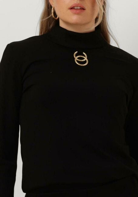 Schwarze ANA ALCAZAR Rollkragenpullover TURTLENECK TOP - large
