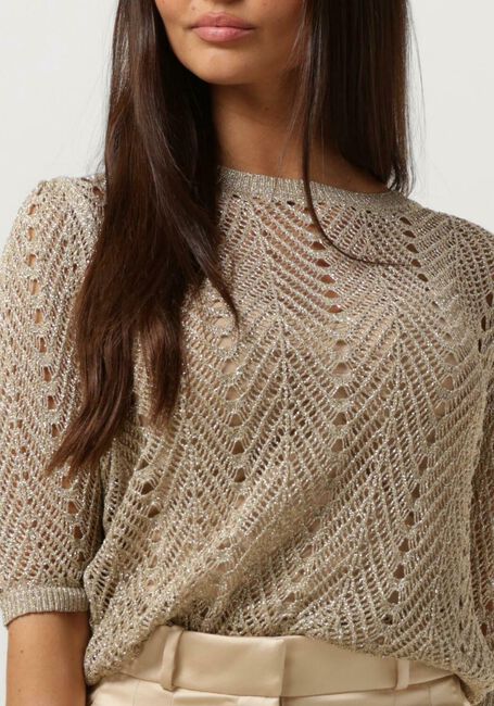 Goldfarbene TWINSET MILANO Pullover KNITTED SWEATER - large