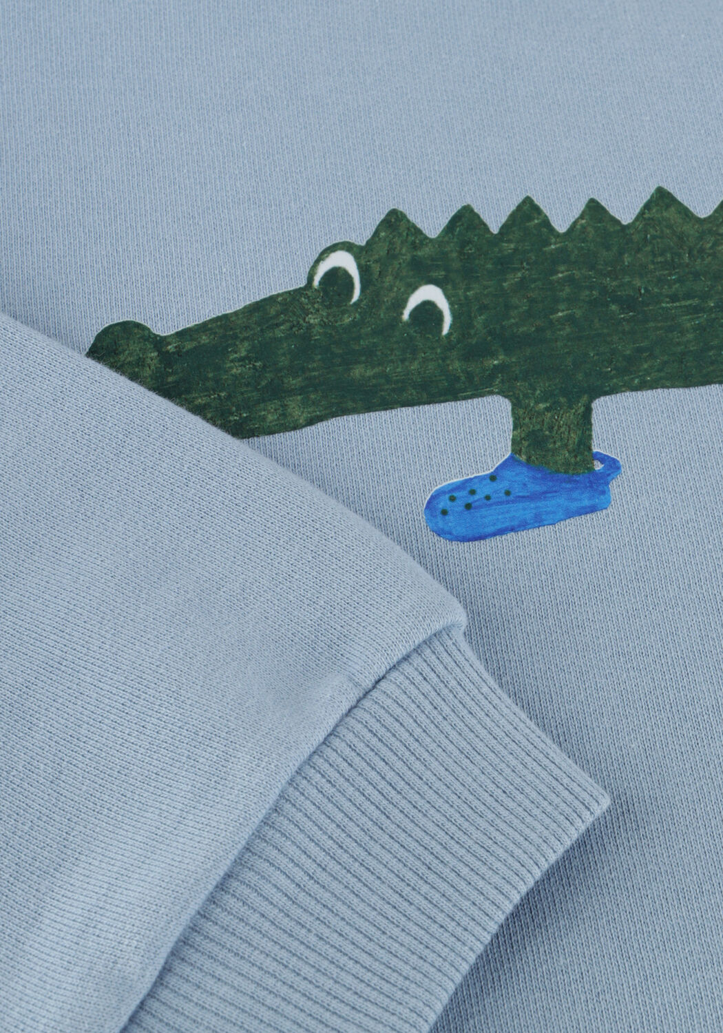 Hellblau DAILY BRAT Pullover CROCO IN CROCS SWEATER - large