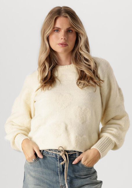 Ecru FABIENNE CHAPOT Pullover BIBIAN HEART PULLOVER - large