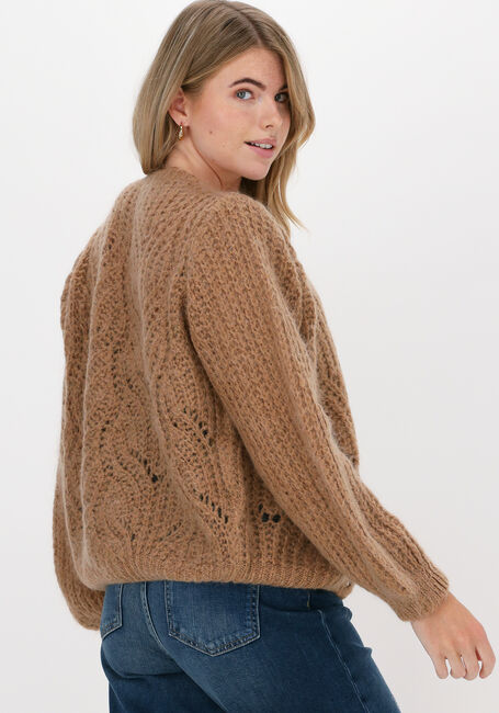 Camelfarbene BY-BAR Strickjacke JULIE CARDIGAN - large