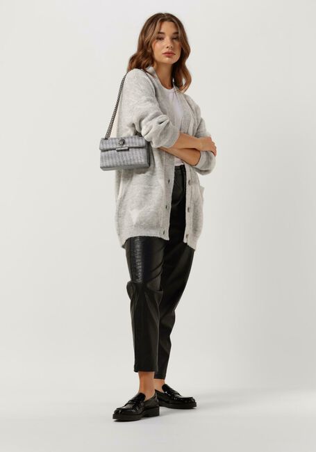Hellgrau ALIX THE LABEL Strickjacke LADIES KNITTED BULL CARDIGAN - large