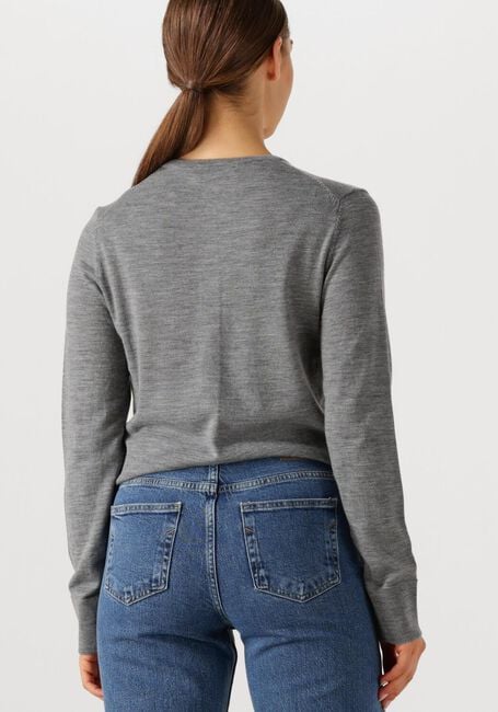 Graue SELECTED FEMME Strickjacke SLFTHEA LS KNIT MERINO CARDIGAN - large