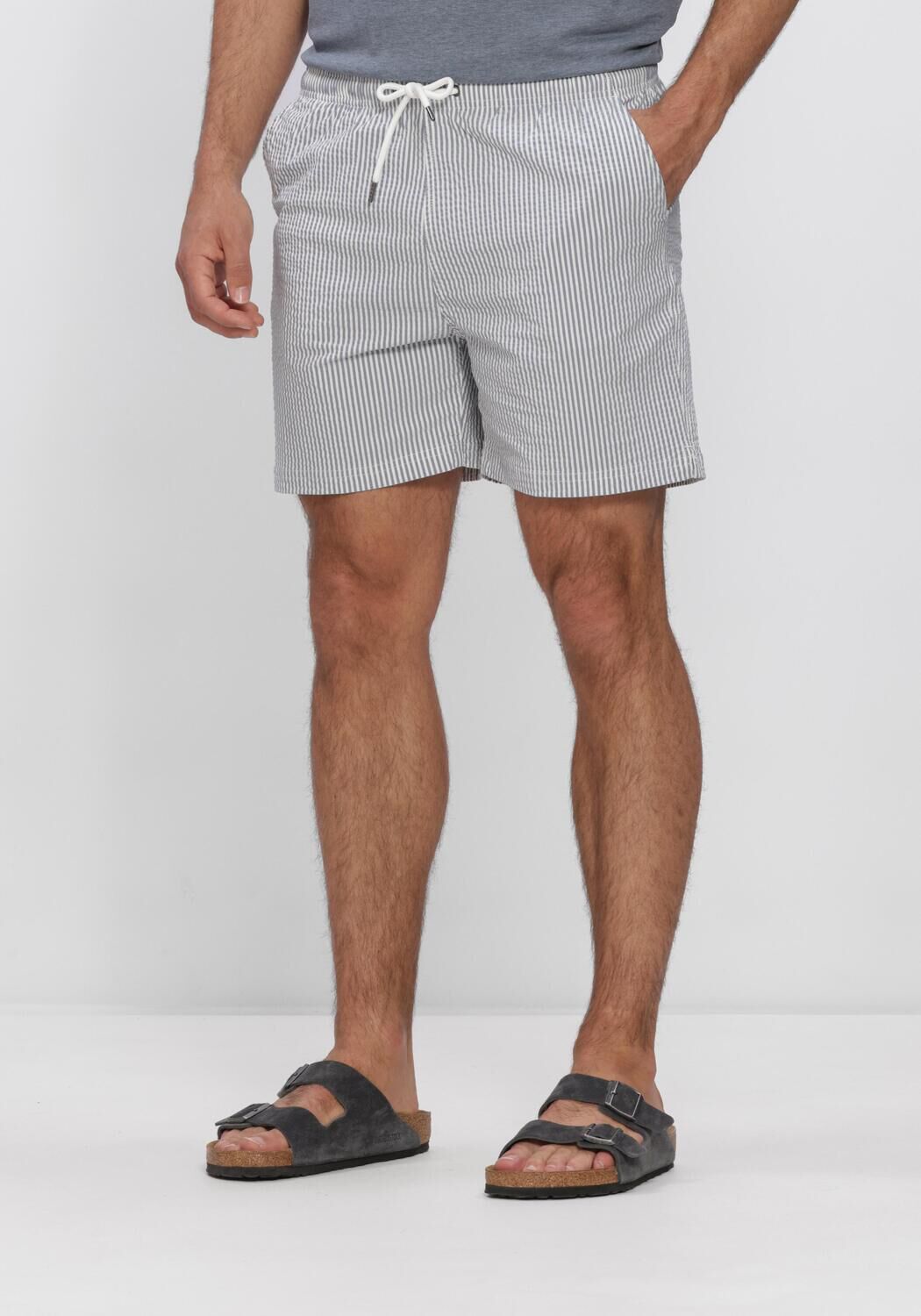 Blaue PROFUOMO Badehosen SWIMSHORT SF - large