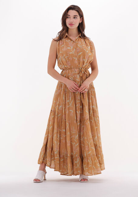 Orangene MES DEMOISELLES Maxikleid DOLLY - large