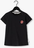 Schwarze MOODSTREET T-shirt T-SHIRT FLOWER EMBROIDERY - medium