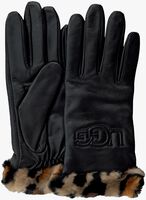 Schwarze UGG Handschuhe CUFF LOGO TECH - medium