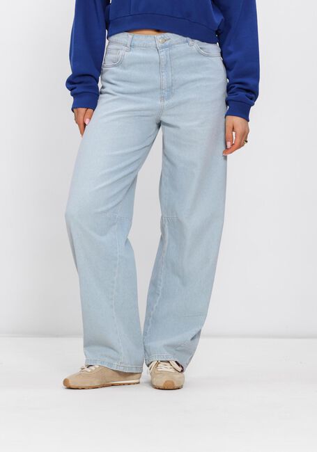 Hellblau ALIX THE LABEL Wide jeans LADIES WOVEN FLOWY DENIM PANTS - large