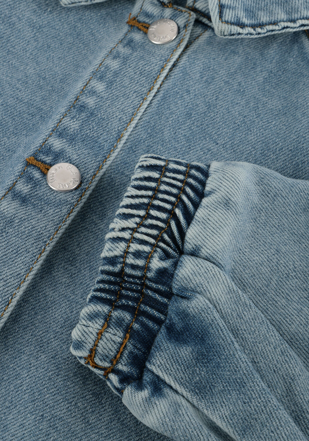 Blaue INDIAN BLUE JEANS Jeansjacke DENIM TRENCHCOAT - large