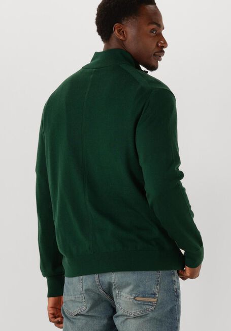 Grüne CALVIN KLEIN Pullover LS 100% MERINO QZ 14GG - large