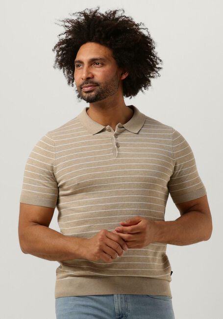Beige SAINT STEVE Polo-Shirt HESSEL - large