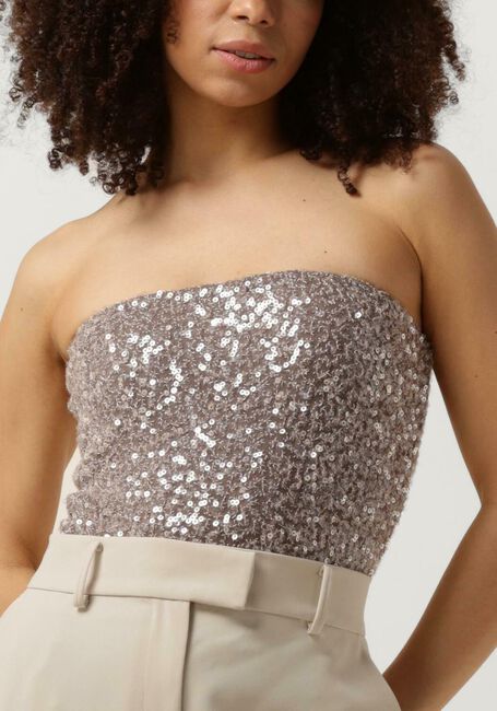 Goldfarbene SECOND FEMALE Top DAZZLING TUBE TOP - large
